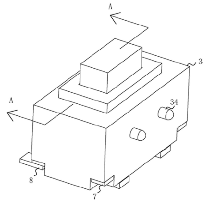 防止助焊劑進入的輕觸開關